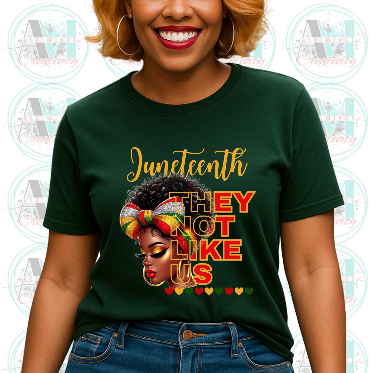 Juneteenth Black Pride Tee, They Not Like Us