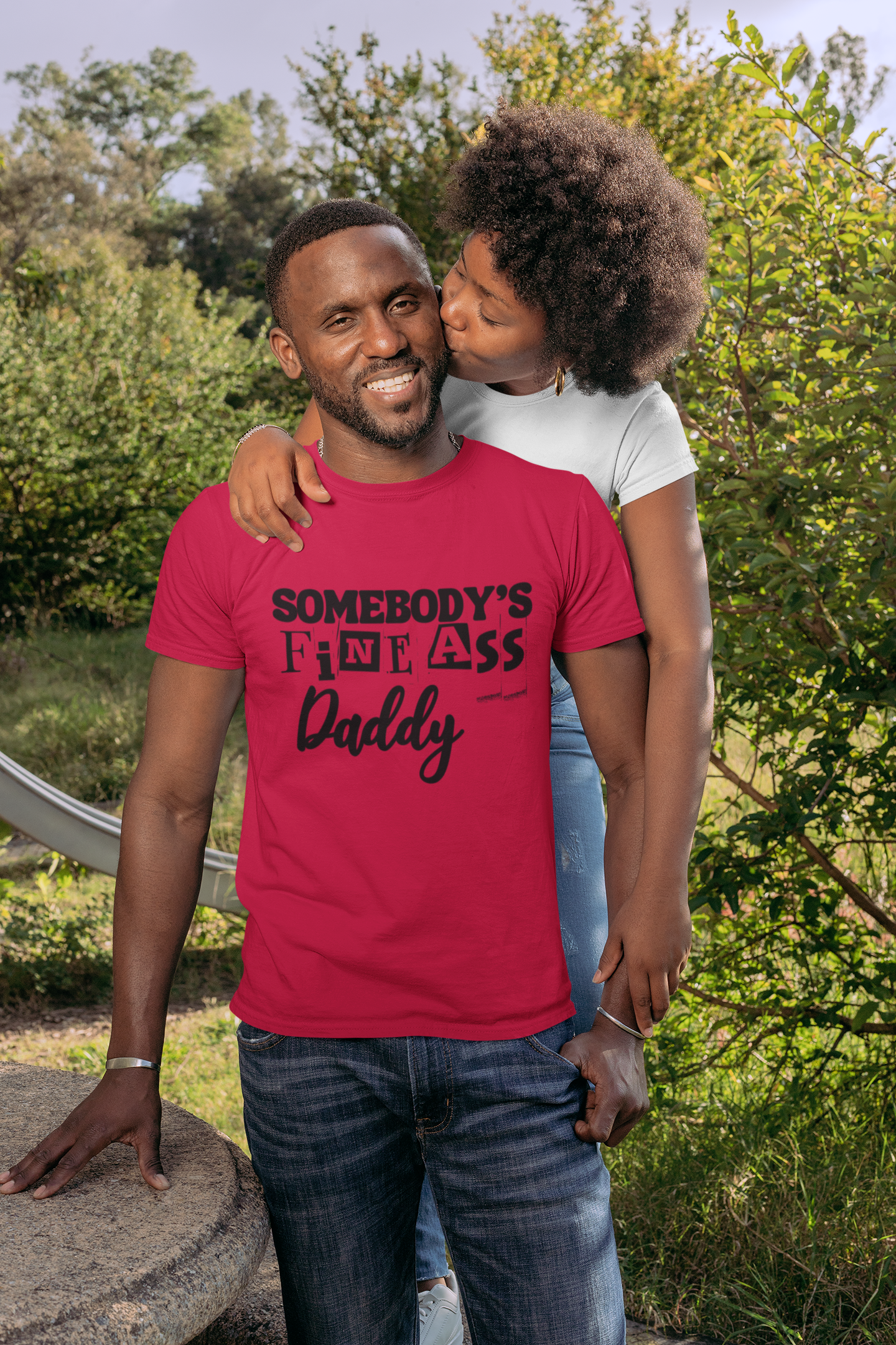 Somebodys Fine Ass Daddy T-Shirt, Bold Graphic Tee for Men with Swagger