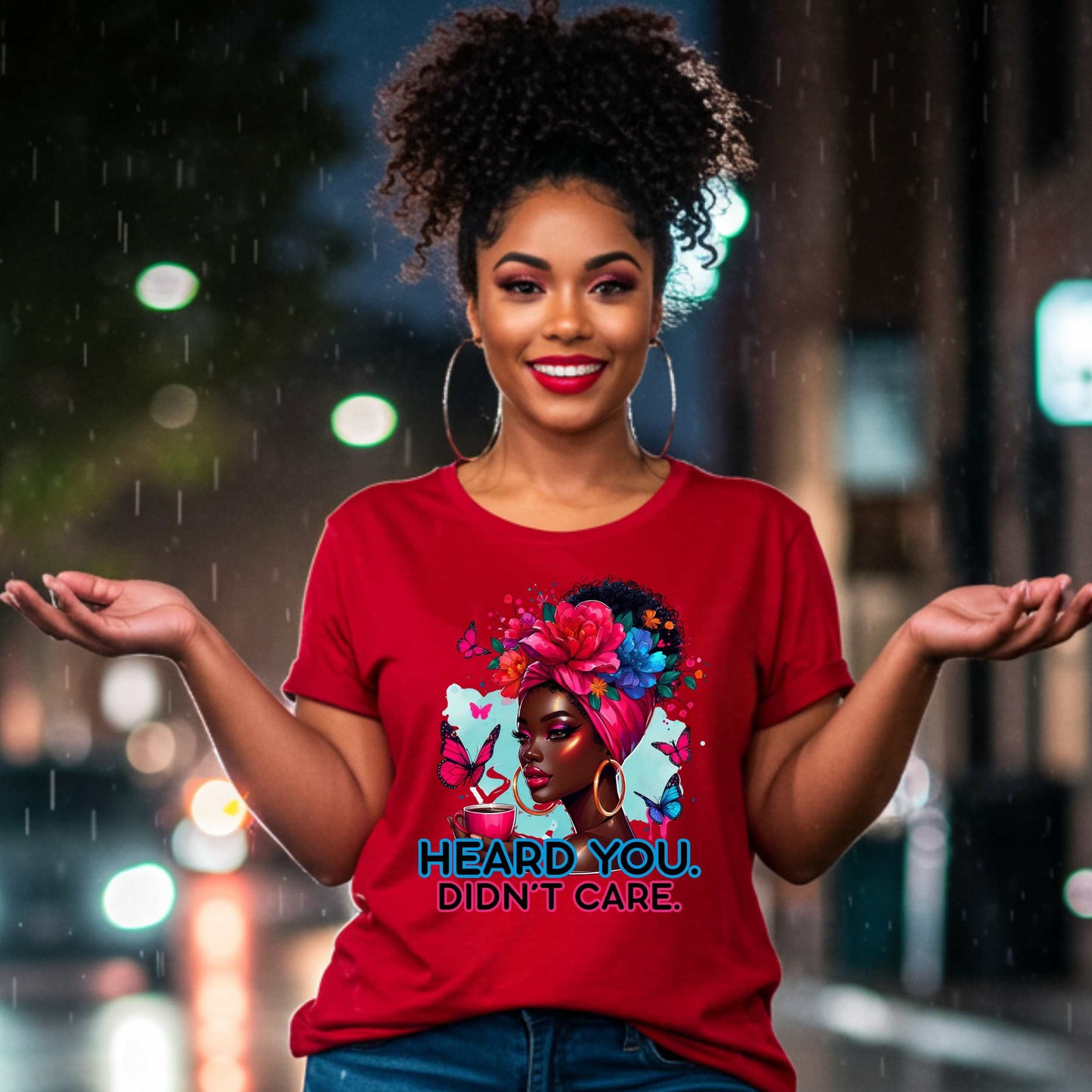 Let Them, Heard You Didnt Care, Mental Health Awareness Graphic Tee