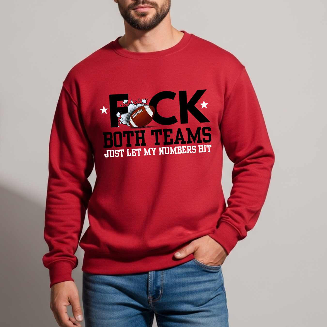 Sarcastic Gameday Football Sweatshirt, Offensive Touchdown Season Graphic Pullover