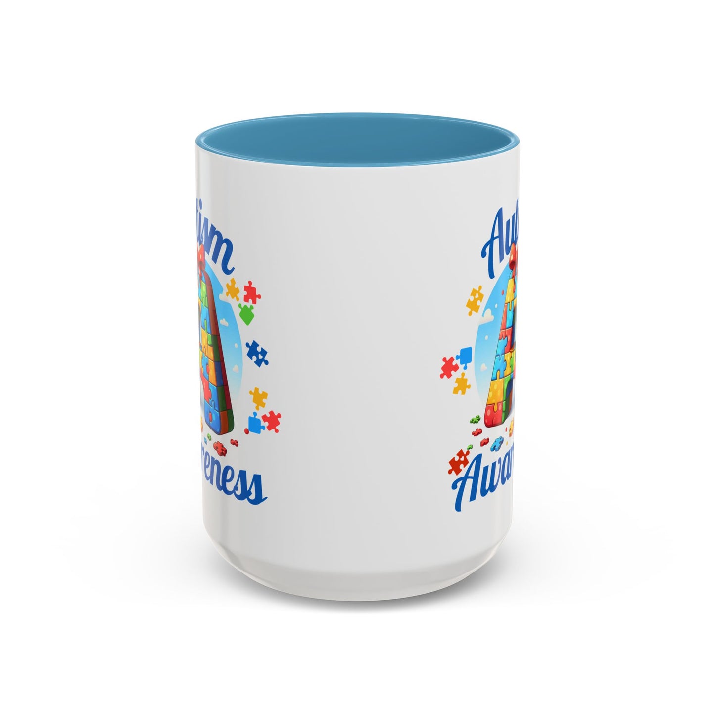 Autism Awareness Accent Coffee Mug, Celebrate Neurodiversity