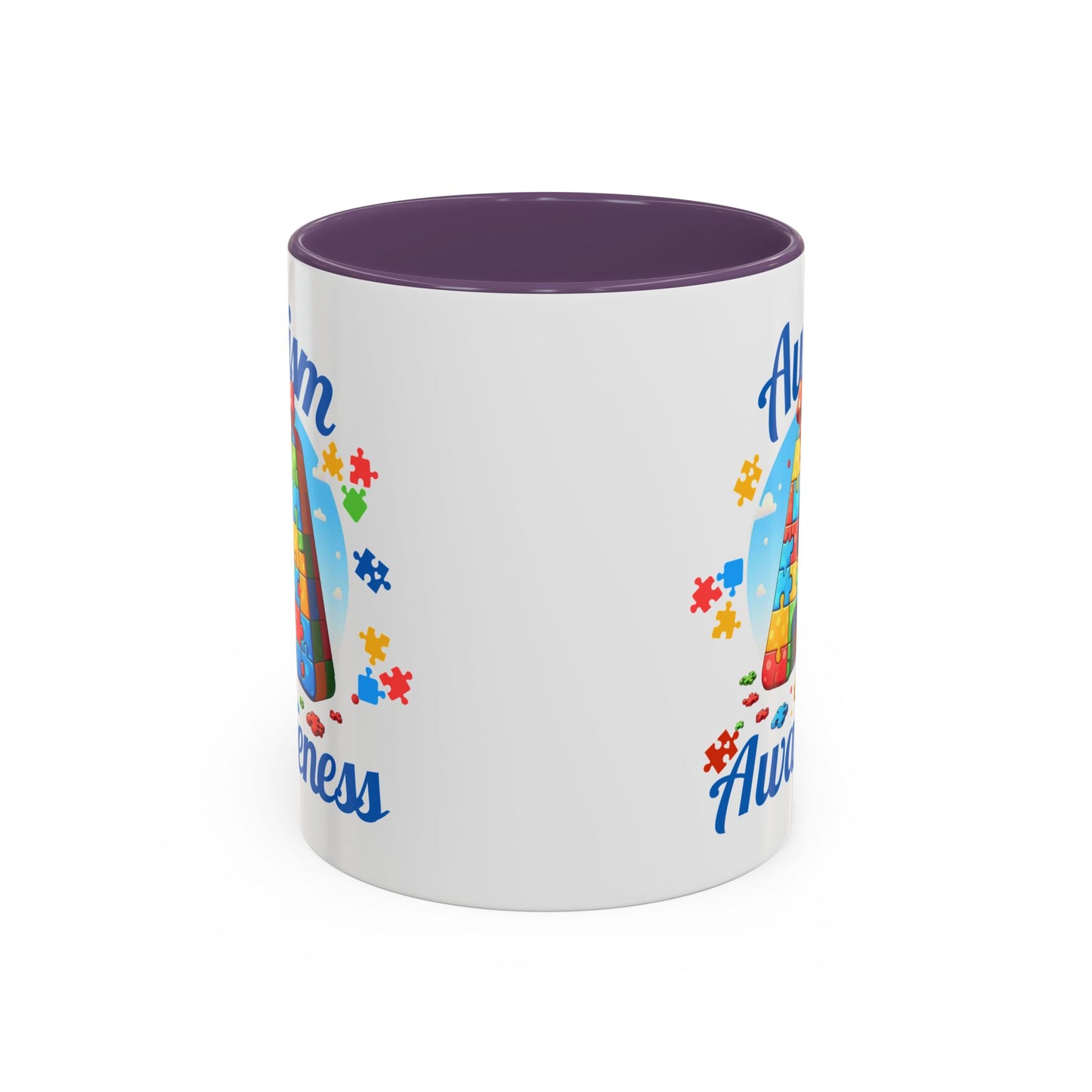 Autism Awareness Accent Coffee Mug, Celebrate Neurodiversity