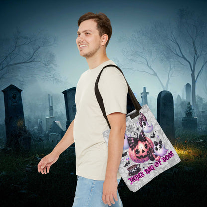 Halloween Mom Bag of Boos, Spooky Season Reuseable Tote Bag, Trick or Treat Season