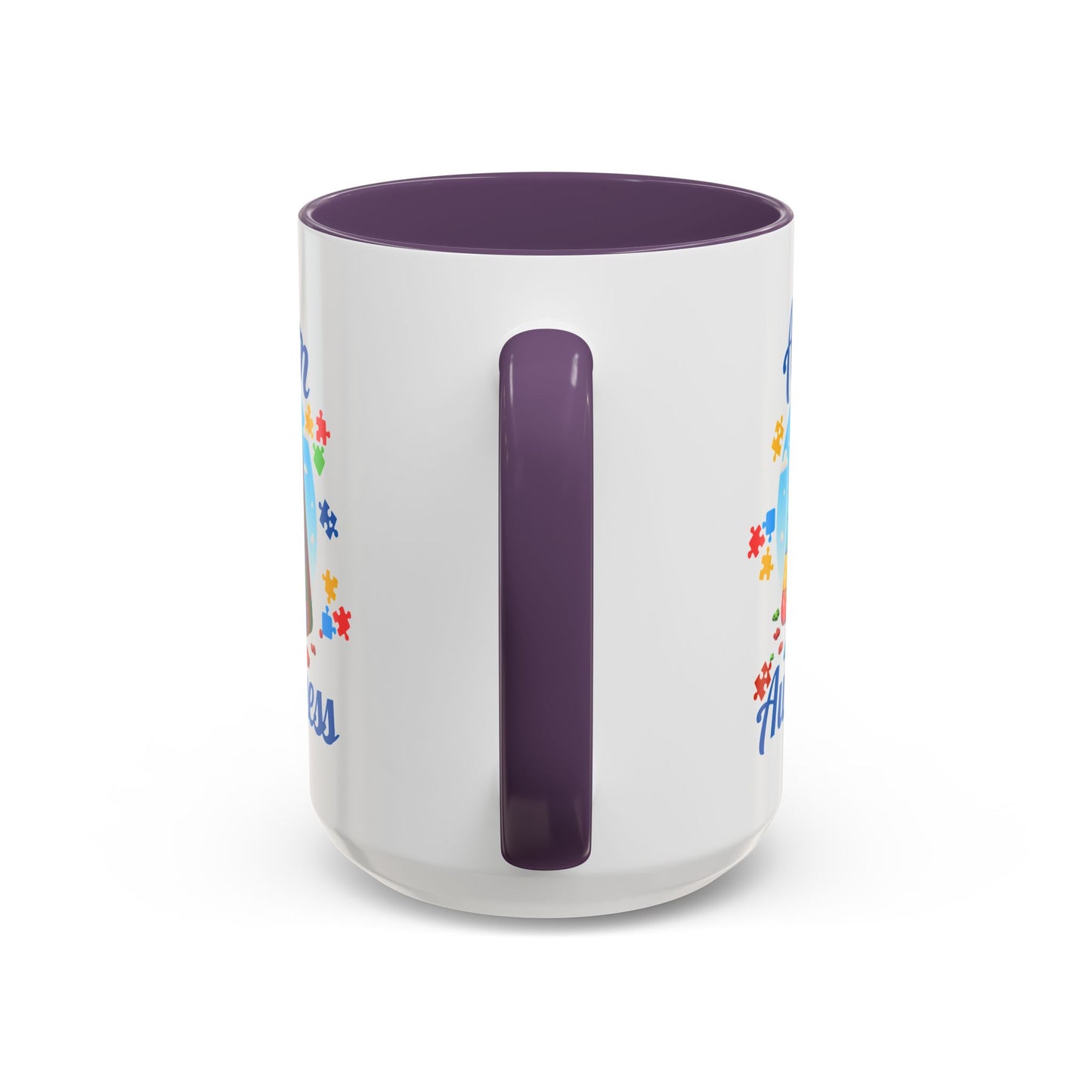 Autism Awareness Accent Coffee Mug, Celebrate Neurodiversity