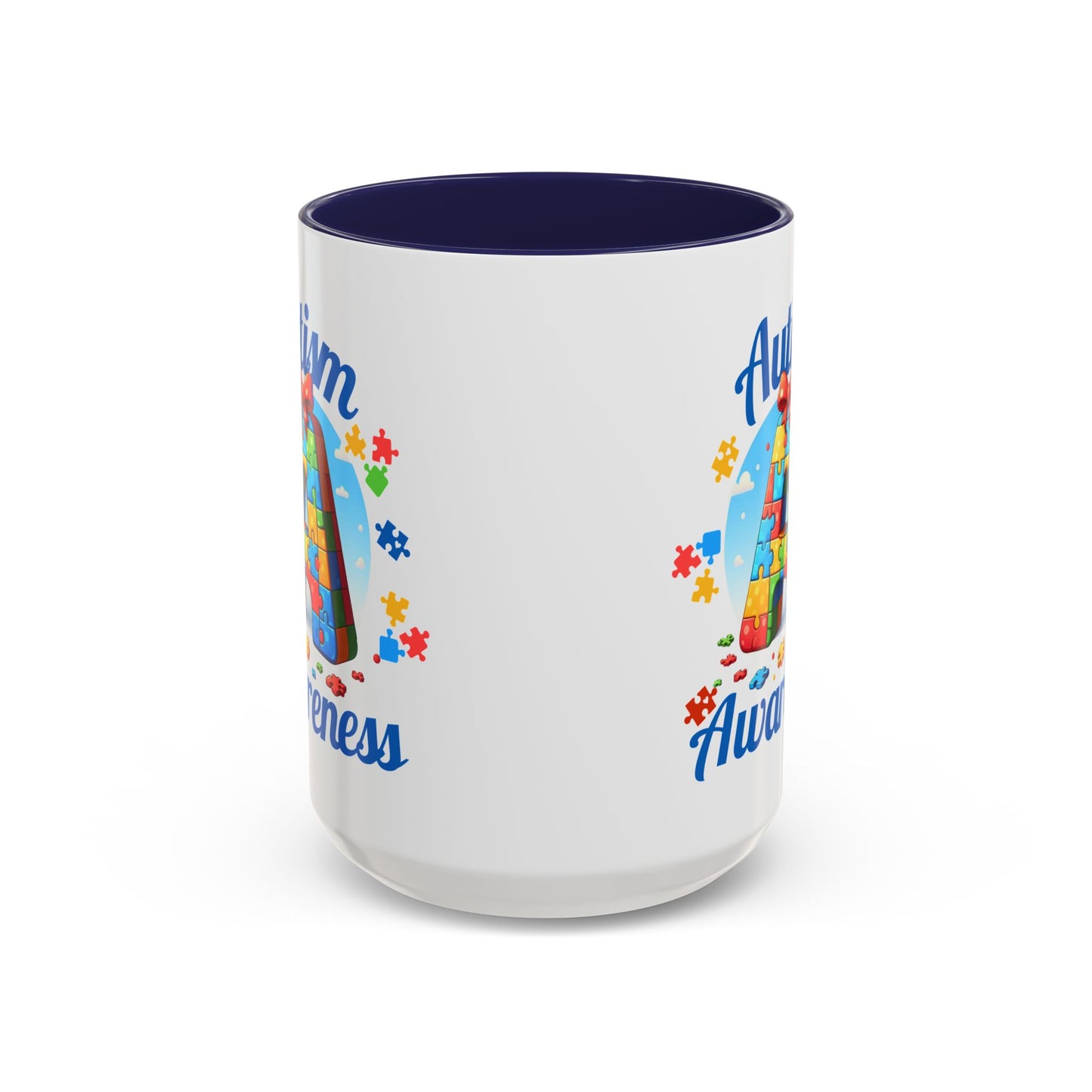 Autism Awareness Accent Coffee Mug, Celebrate Neurodiversity