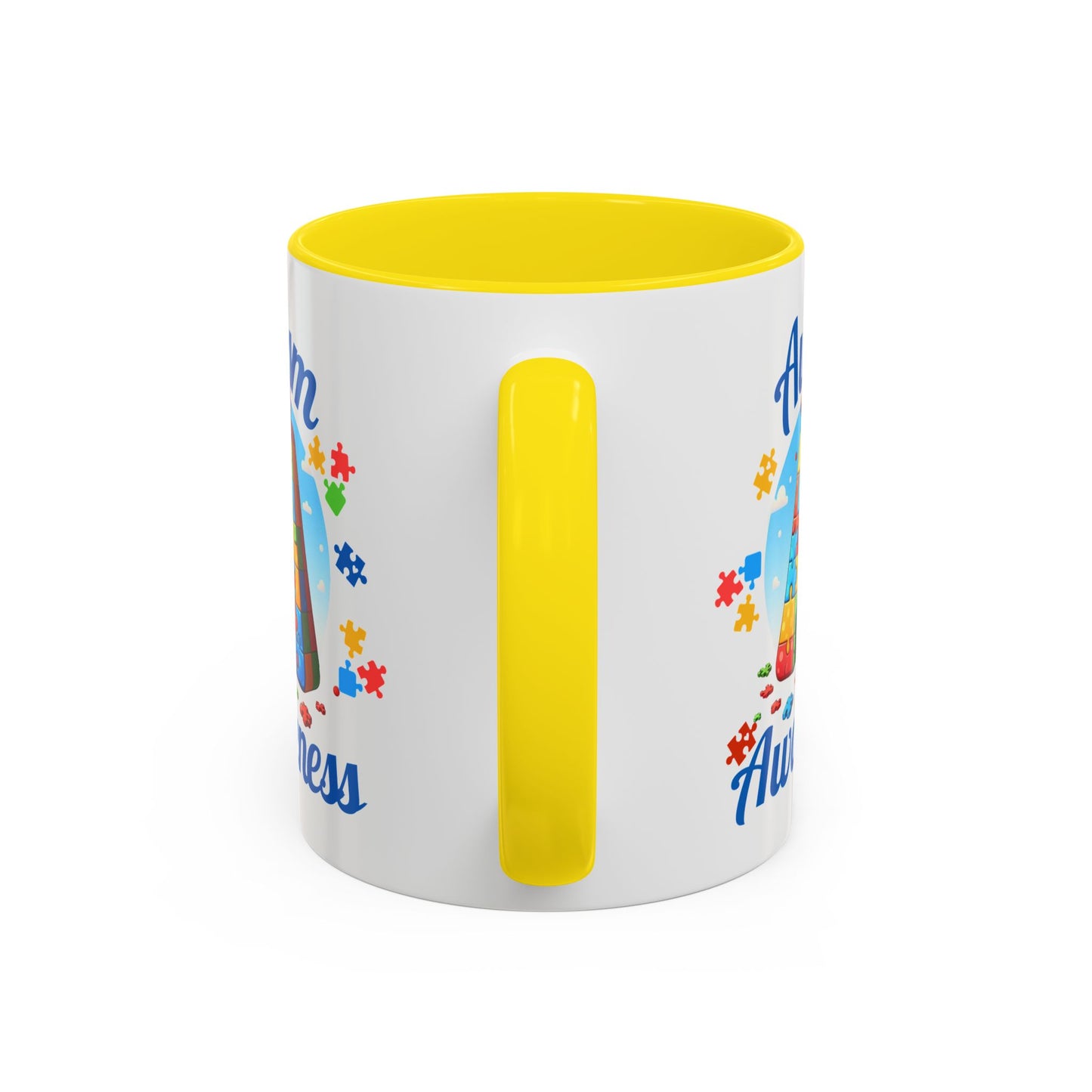 Autism Awareness Accent Coffee Mug, Celebrate Neurodiversity