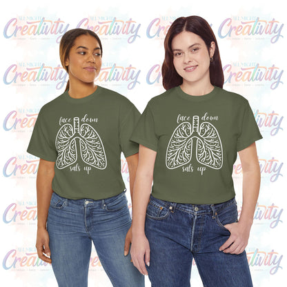 Respiratory Therapist or ICU Nurse Shirt, Face Down Sats Up Tee,Perfect Gift for Healthcare Workers