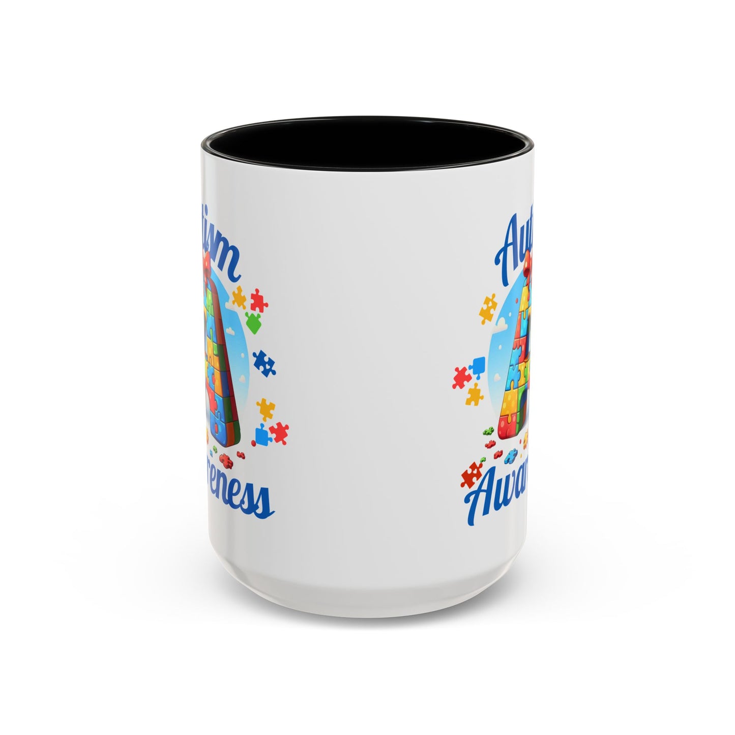 Autism Awareness Accent Coffee Mug, Celebrate Neurodiversity