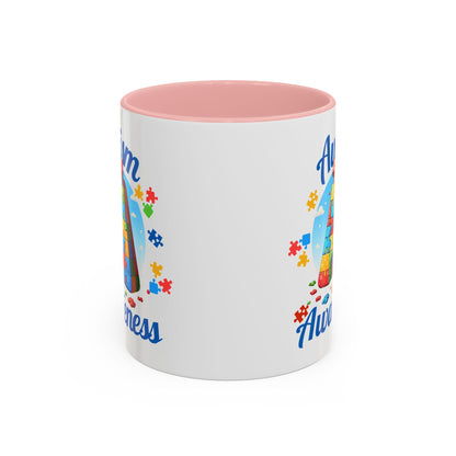 Autism Awareness Accent Coffee Mug, Celebrate Neurodiversity