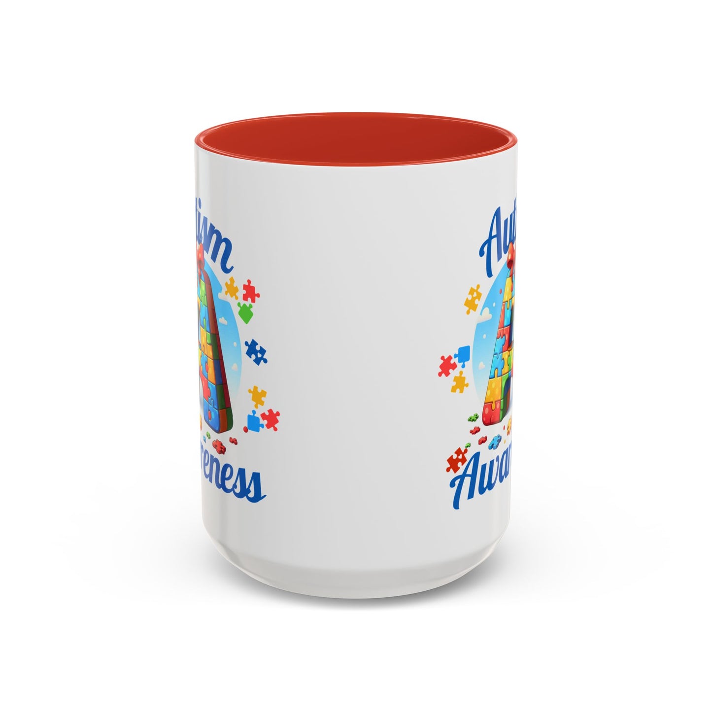 Autism Awareness Accent Coffee Mug, Celebrate Neurodiversity