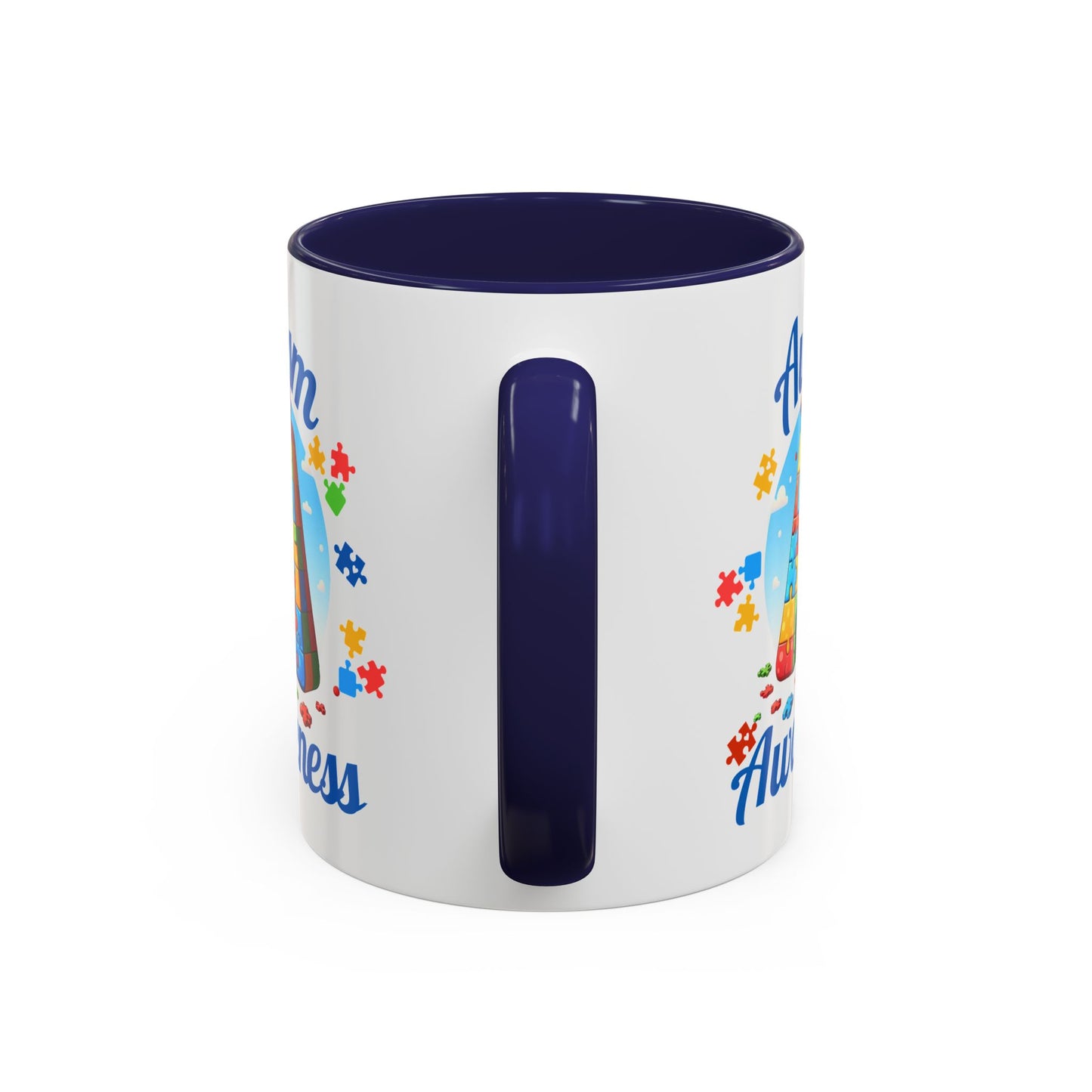 Autism Awareness Accent Coffee Mug, Celebrate Neurodiversity