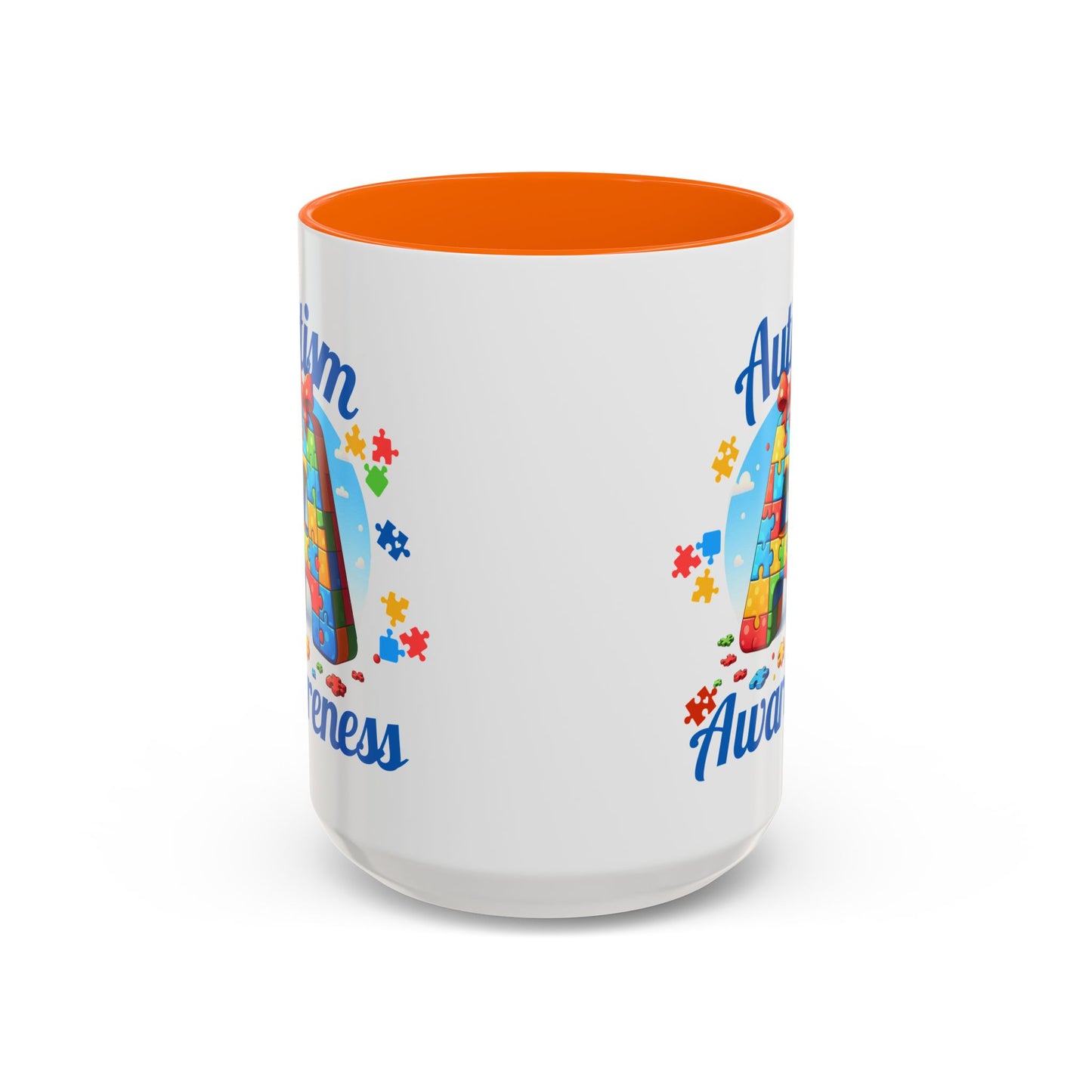 Autism Awareness Accent Coffee Mug, Celebrate Neurodiversity