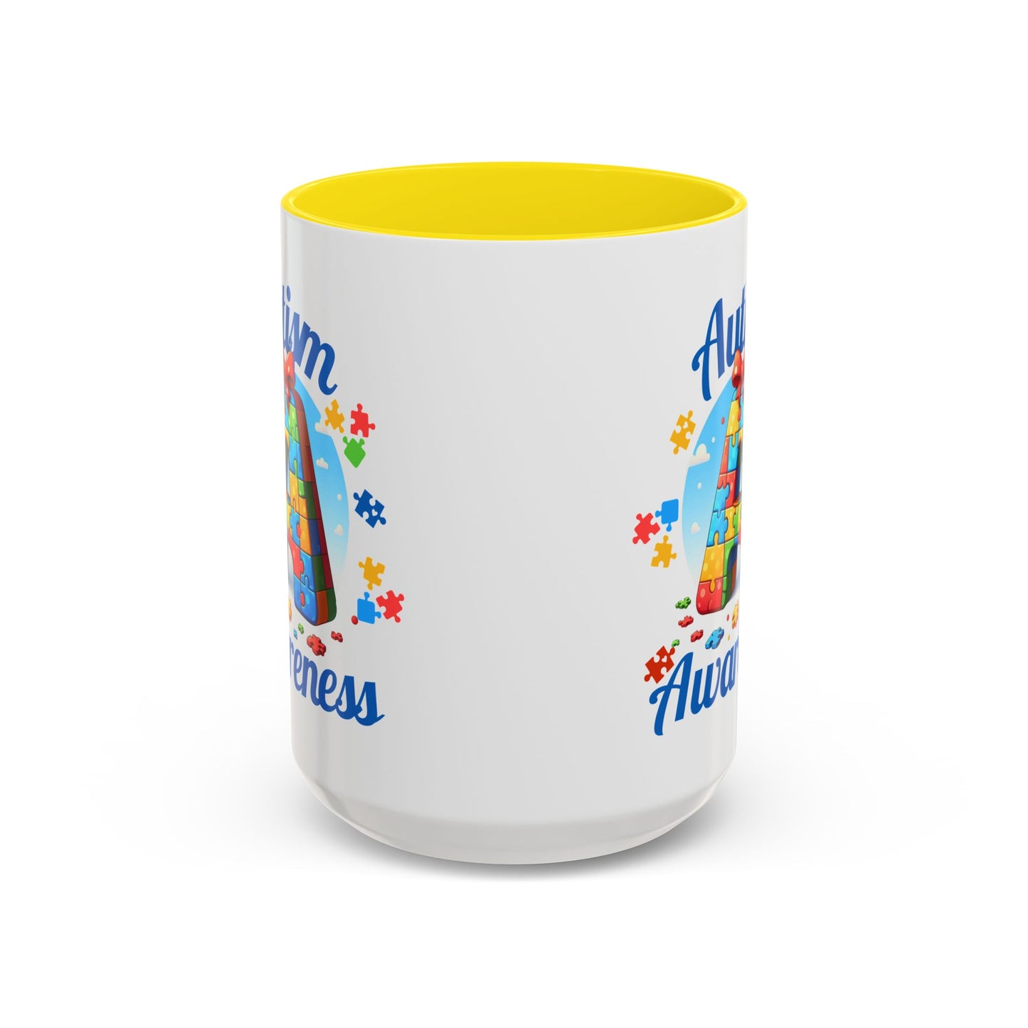 Autism Awareness Accent Coffee Mug, Celebrate Neurodiversity