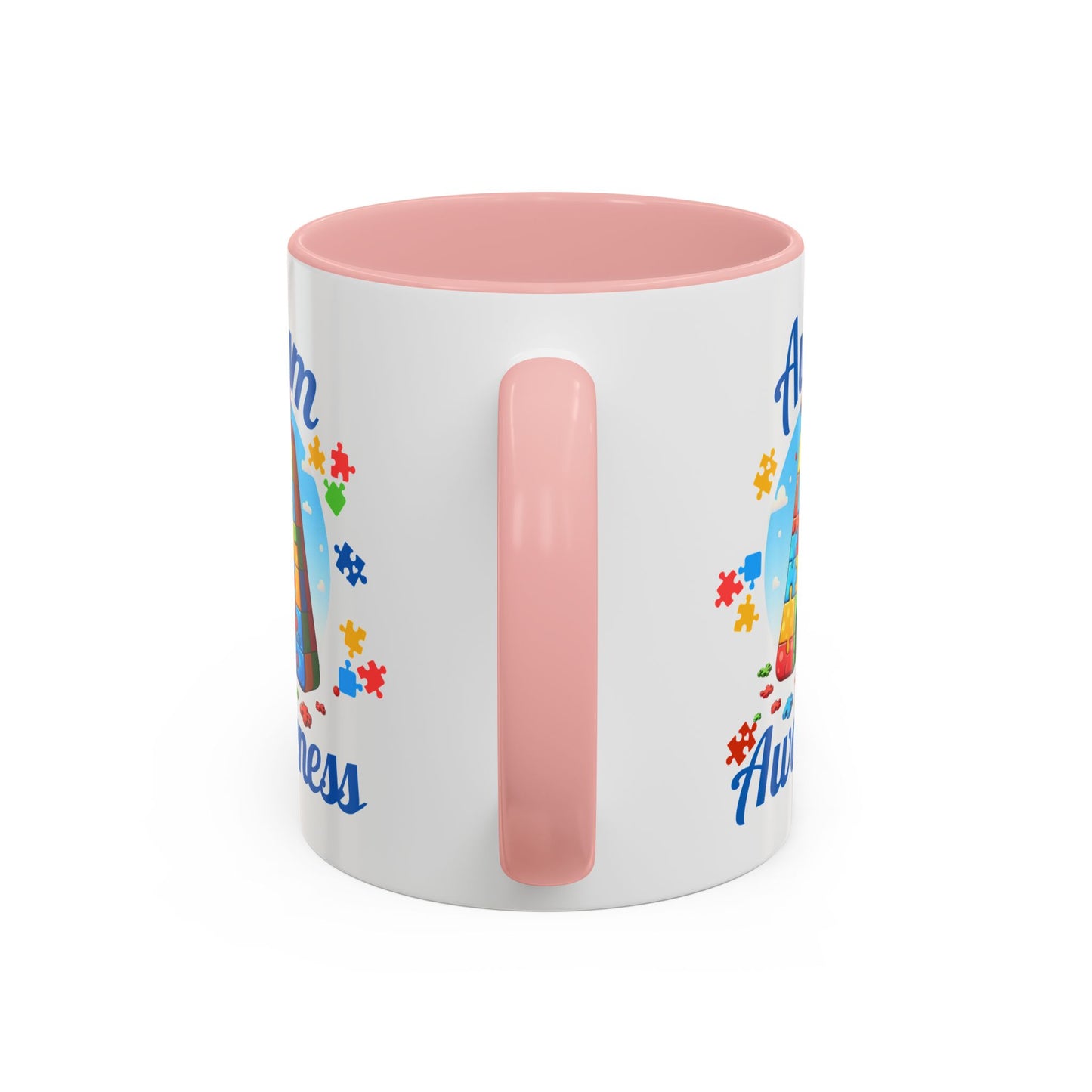 Autism Awareness Accent Coffee Mug, Celebrate Neurodiversity