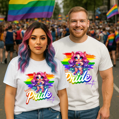 Happy Pride Month, Rainbow Piggy Pride T-Shirt