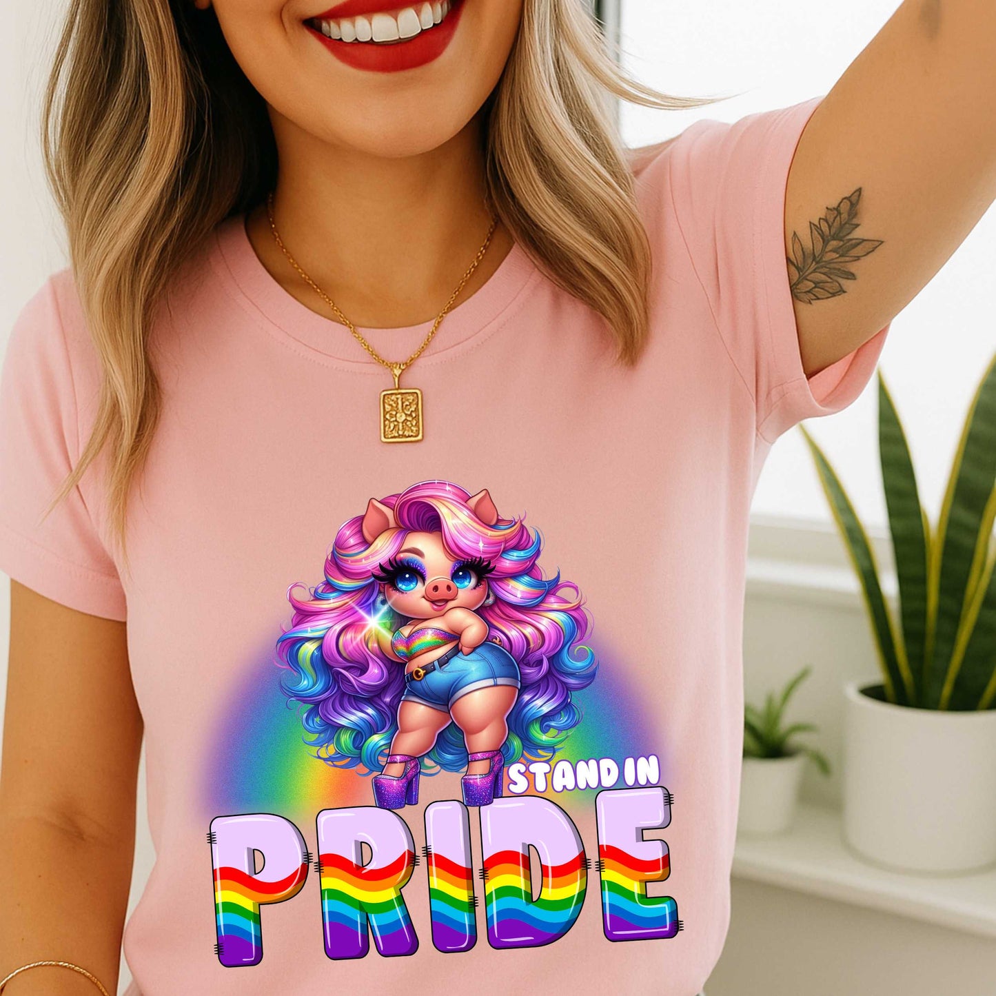 LGBTQ+ Pride, Stand in Pride Unisex T-Shirt
