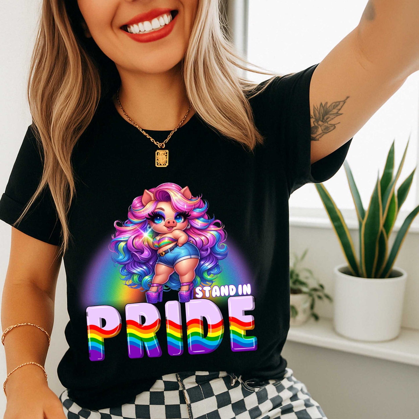 LGBTQ+ Pride, Stand in Pride Unisex T-Shirt