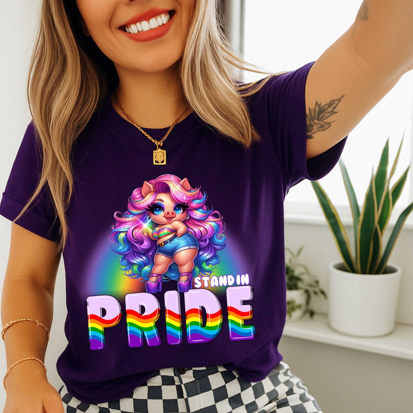 LGBTQ+ Pride, Stand in Pride Unisex T-Shirt