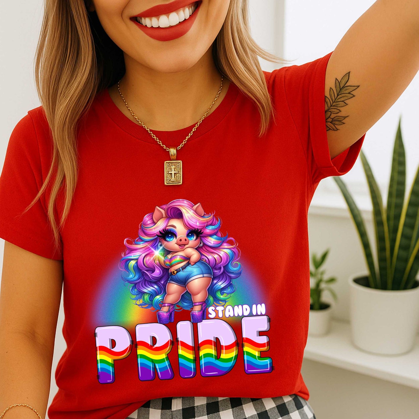 LGBTQ+ Pride, Stand in Pride Unisex T-Shirt