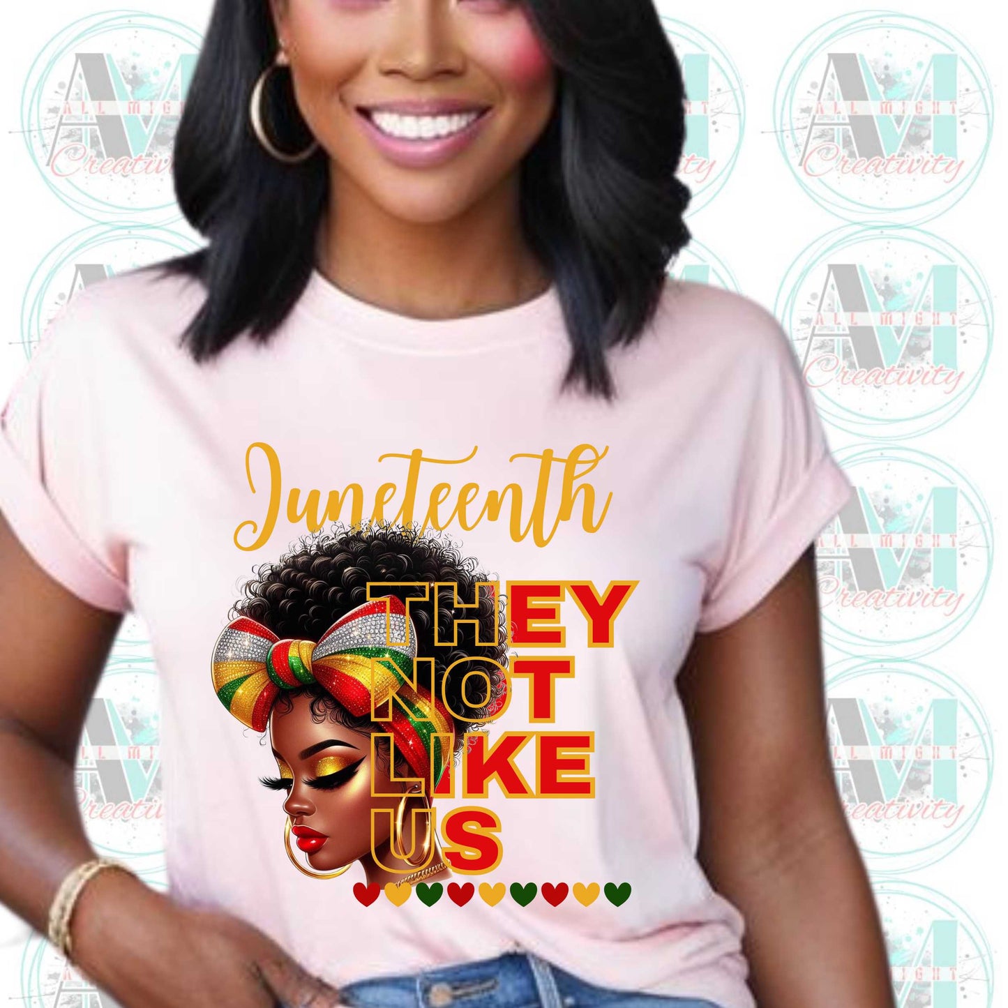 Juneteenth Black Pride Tee, They Not Like Us