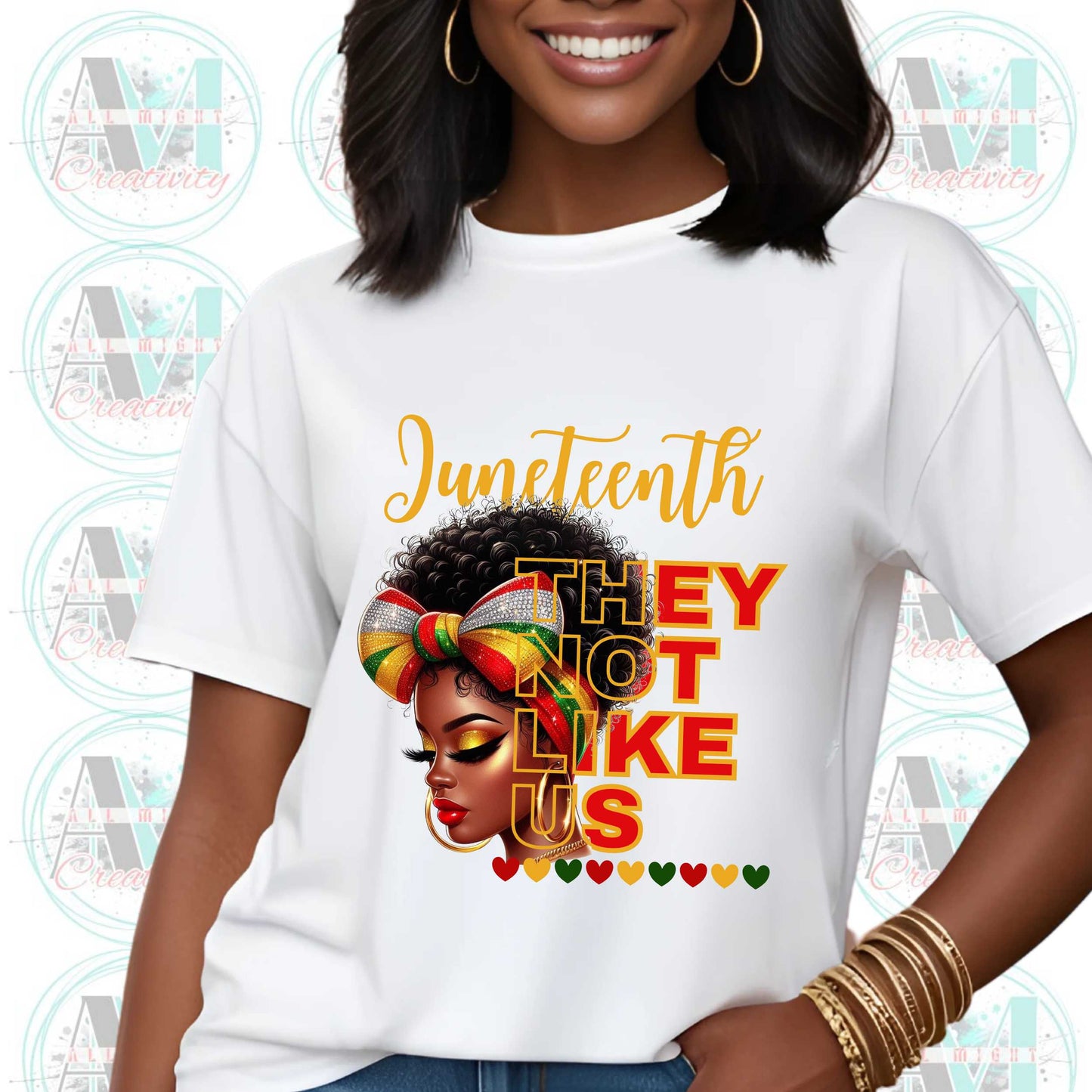 Juneteenth Black Pride Tee, They Not Like Us