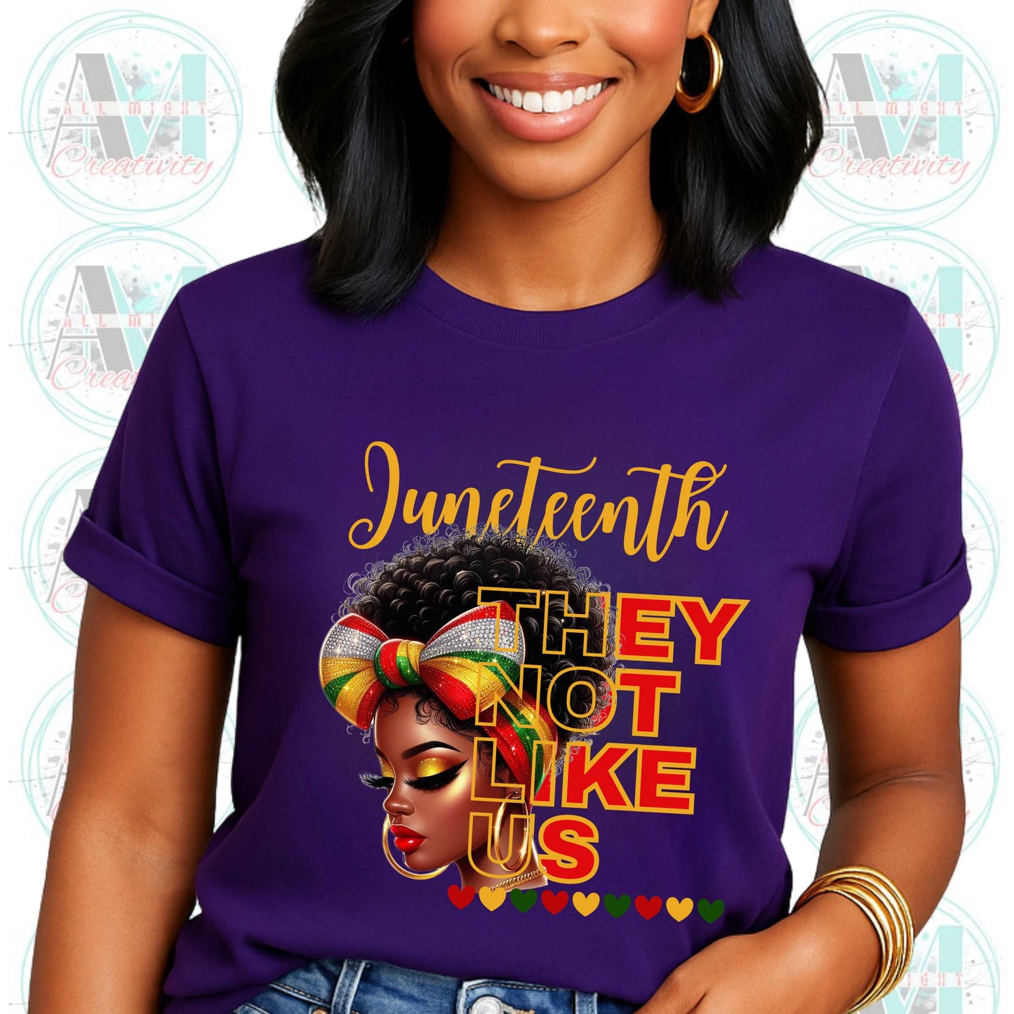 Juneteenth Black Pride Tee, They Not Like Us