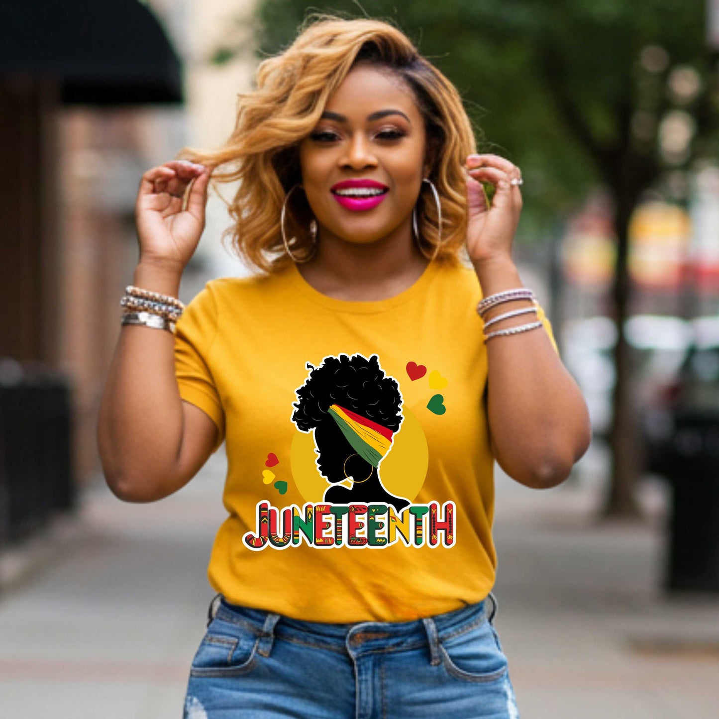 Proud Black Woman Juneteenth T-Shirt, Black Heritage Apparel