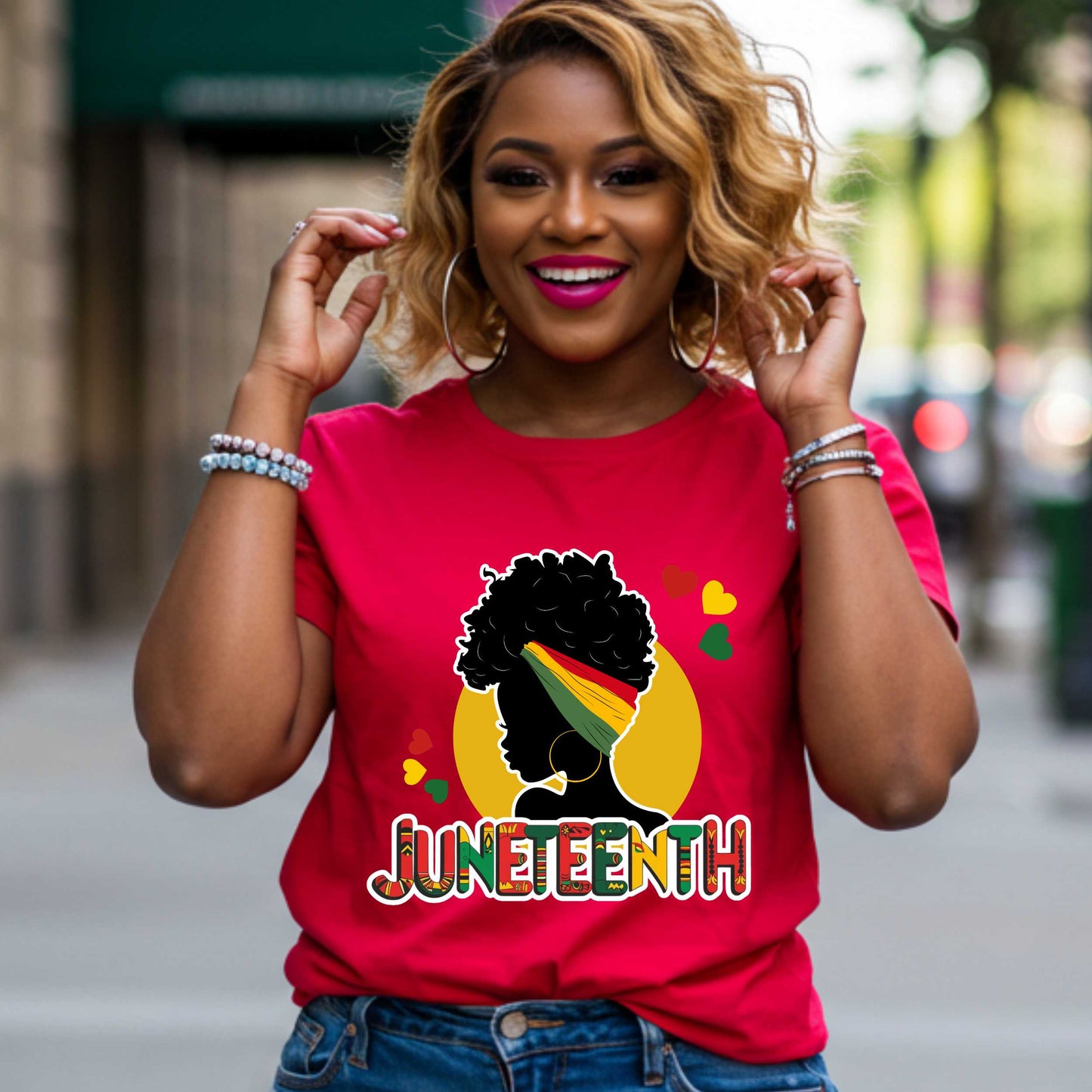 Proud Black Woman Juneteenth T-Shirt, Black Heritage Apparel