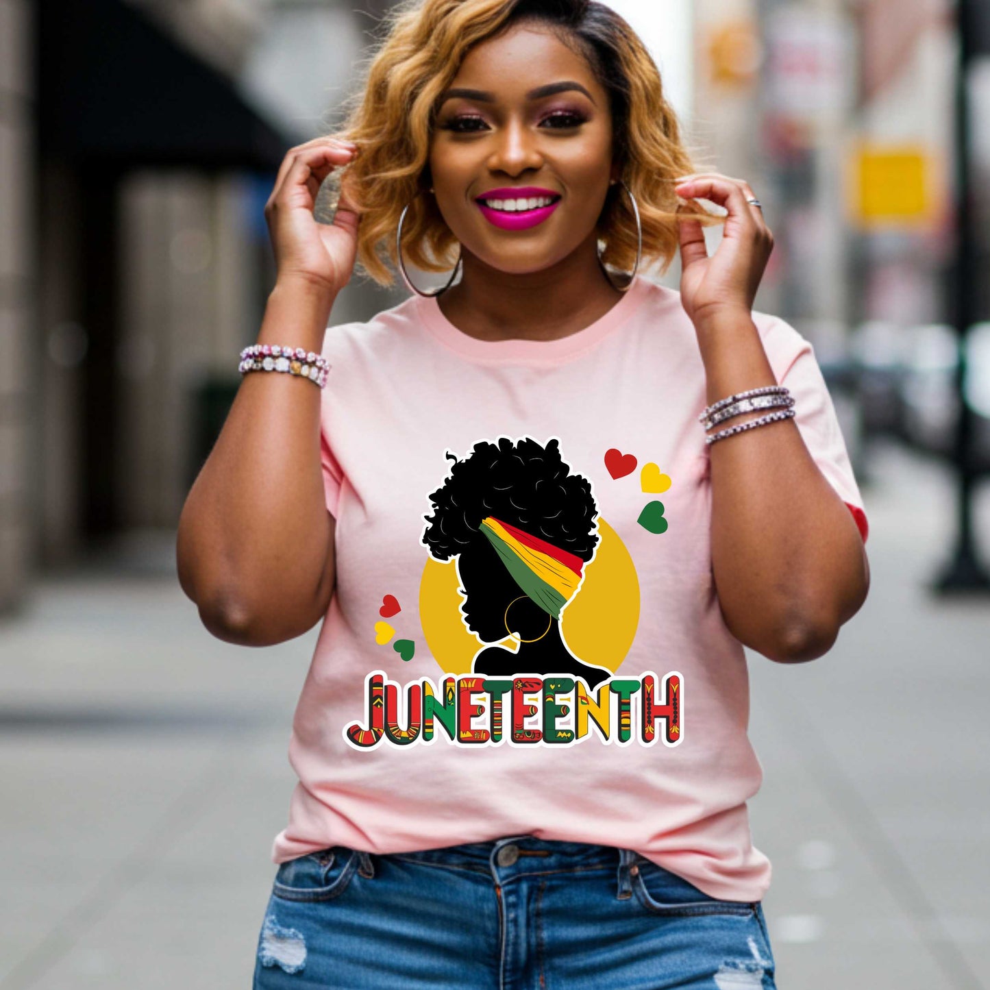 Proud Black Woman Juneteenth T-Shirt, Black Heritage Apparel
