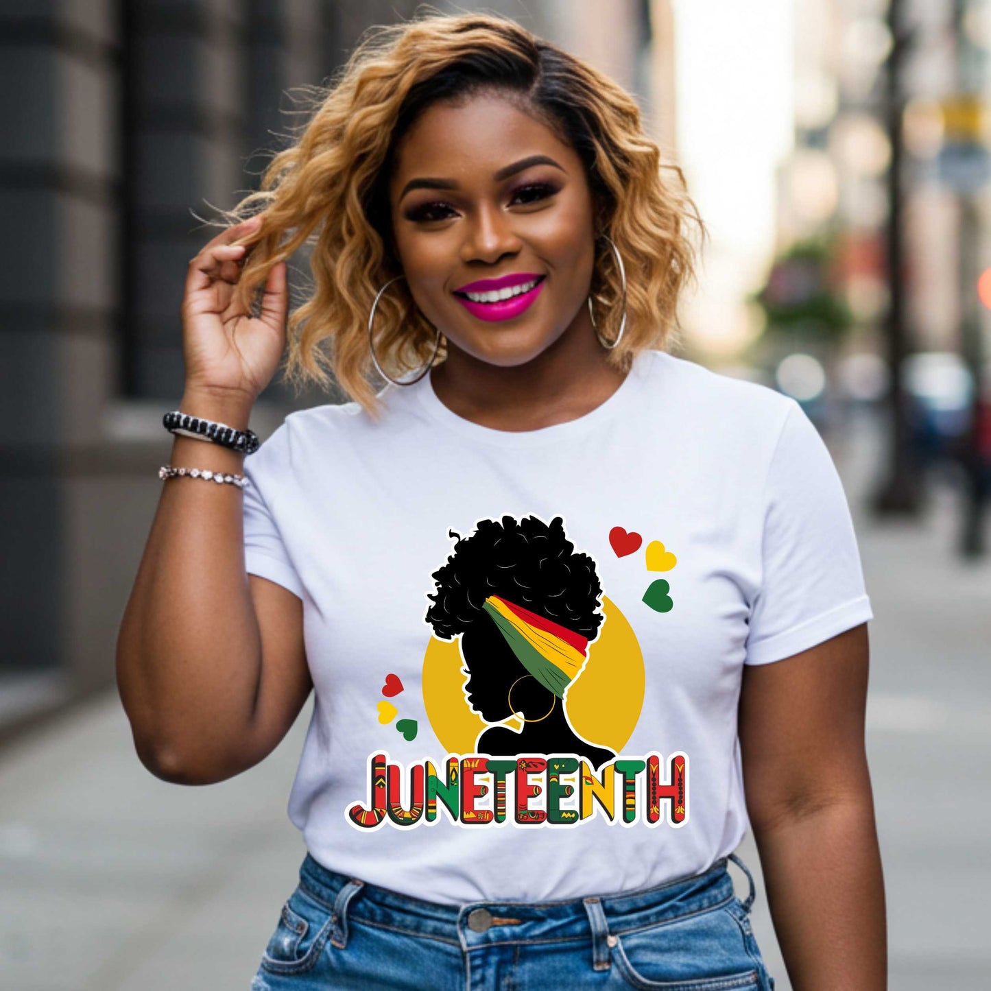 Proud Black Woman Juneteenth T-Shirt, Black Heritage Apparel