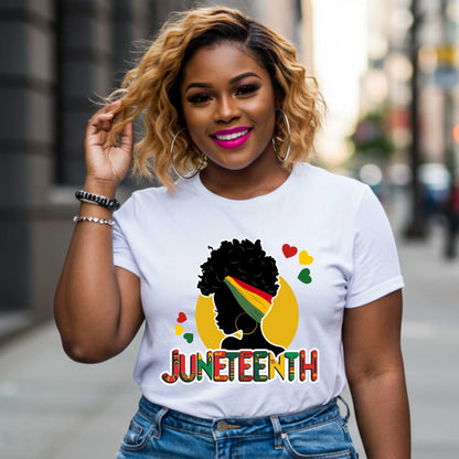 Proud Black Woman Juneteenth T-Shirt, Black Heritage Apparel