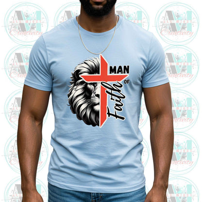 Christian Man of Faith Tee, Bold Christian Gift