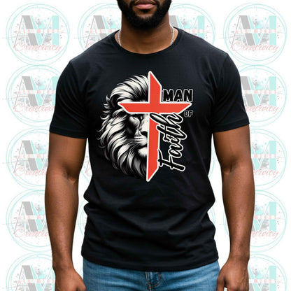 Christian Man of Faith Tee, Bold Christian Gift