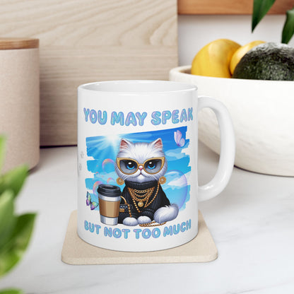 Funny Animal Quotes Ceramic Mug, Cute Pet Lovers Gift, Inspirational Coffee Cup