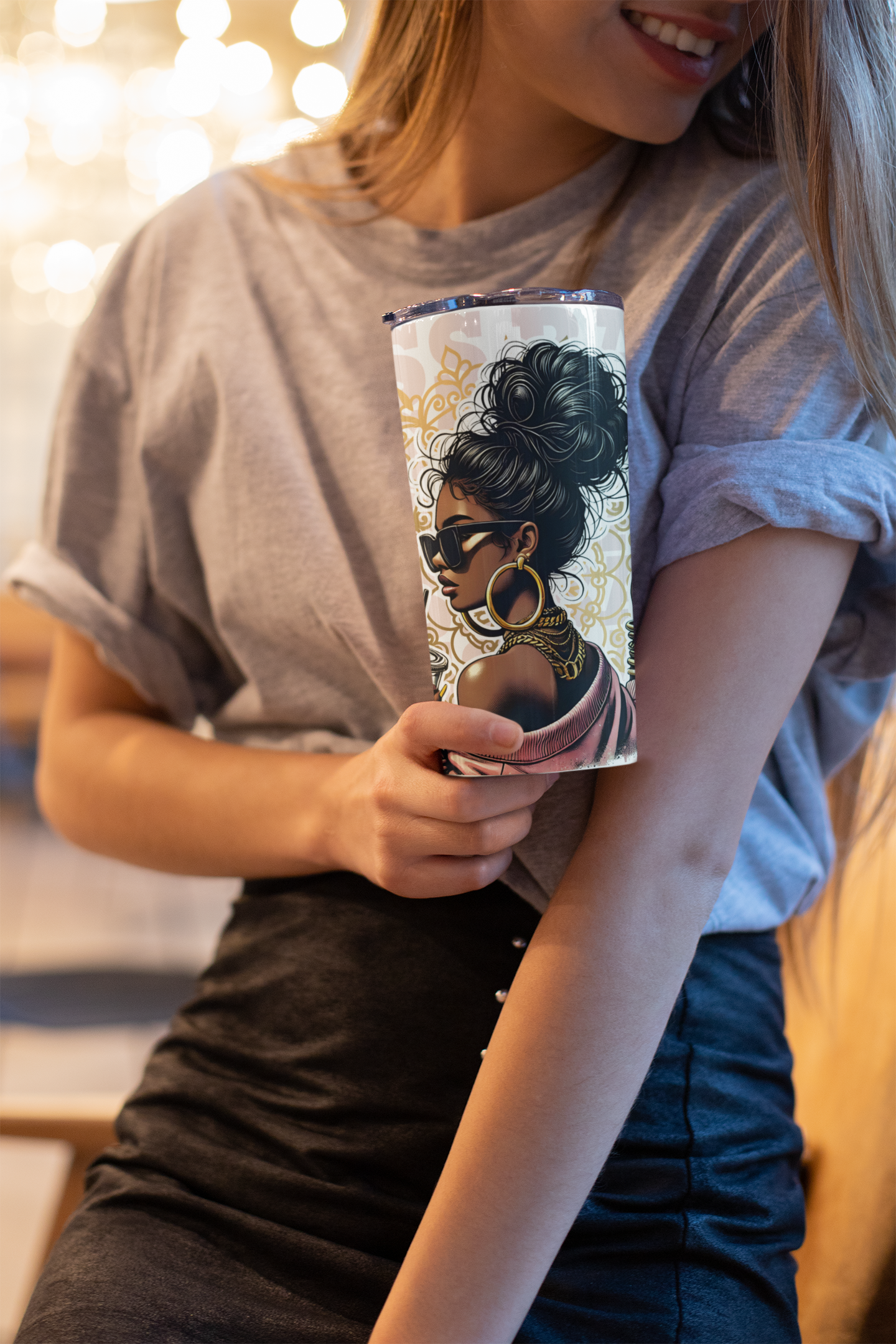 Boss Babe Tumbler 20oz - Woman Empowerment Cup, Insulated Drinkware