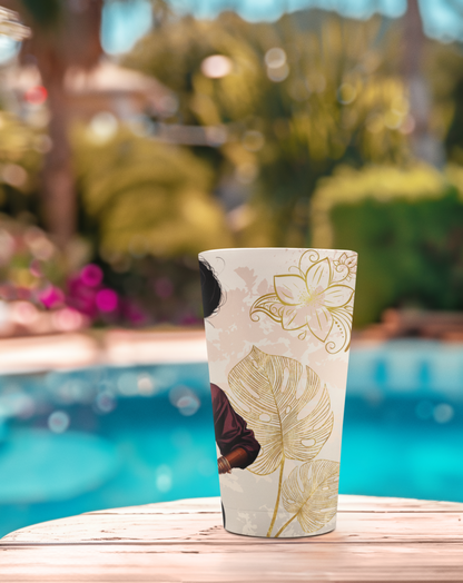 Tumbler Design, Hustle in Her Veins, Luxury in her Heels, Motivational Insulated 20oz Tumbler