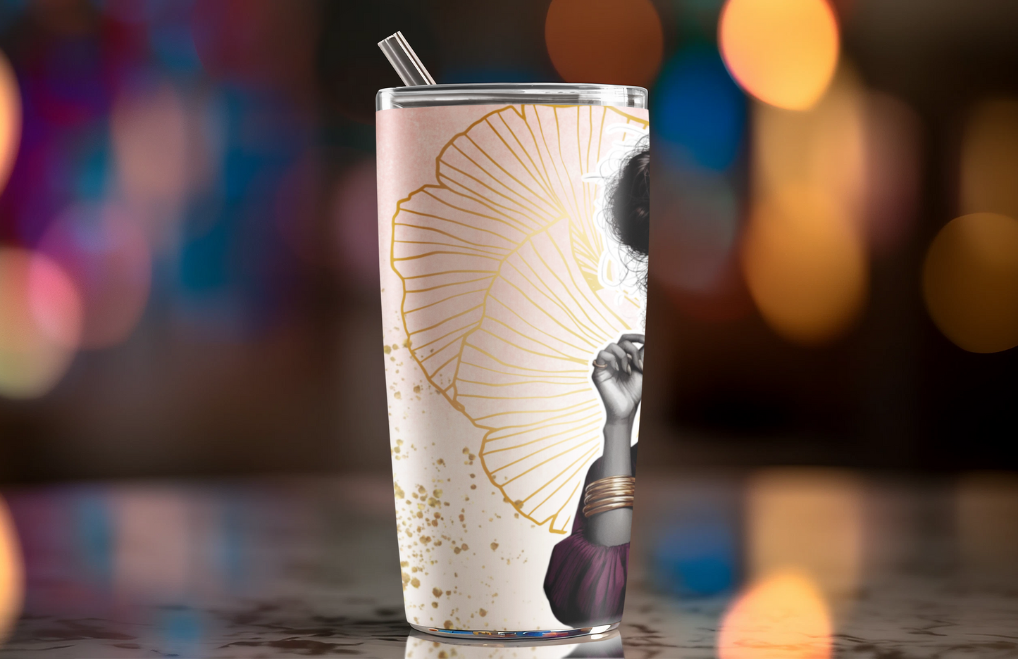 Boss Girl Tumbler 20oz - Stainless Steel Double-Wall Insulated, She Bosses She Watches She Moves