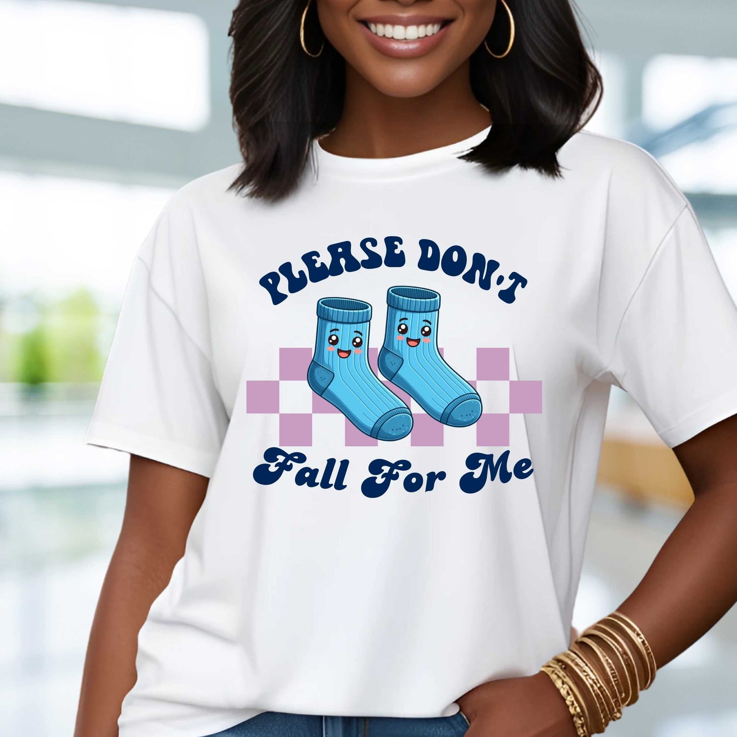 Healthcare Worker Funny Tee, Please Don't Fall For Me Shirt