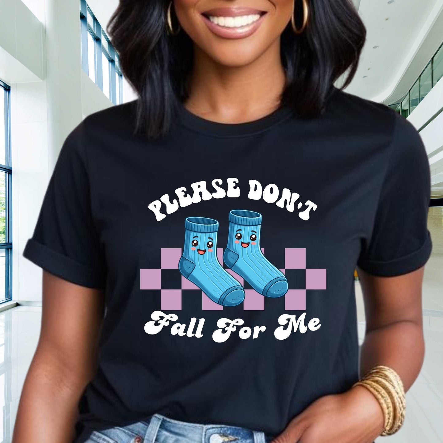 Healthcare Worker Funny Tee, Please Don't Fall For Me Shirt