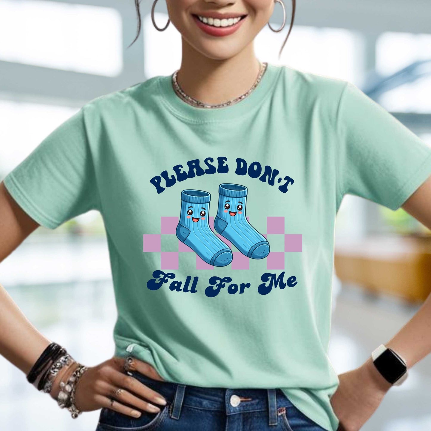 Healthcare Worker Funny Tee, Please Don't Fall For Me Shirt