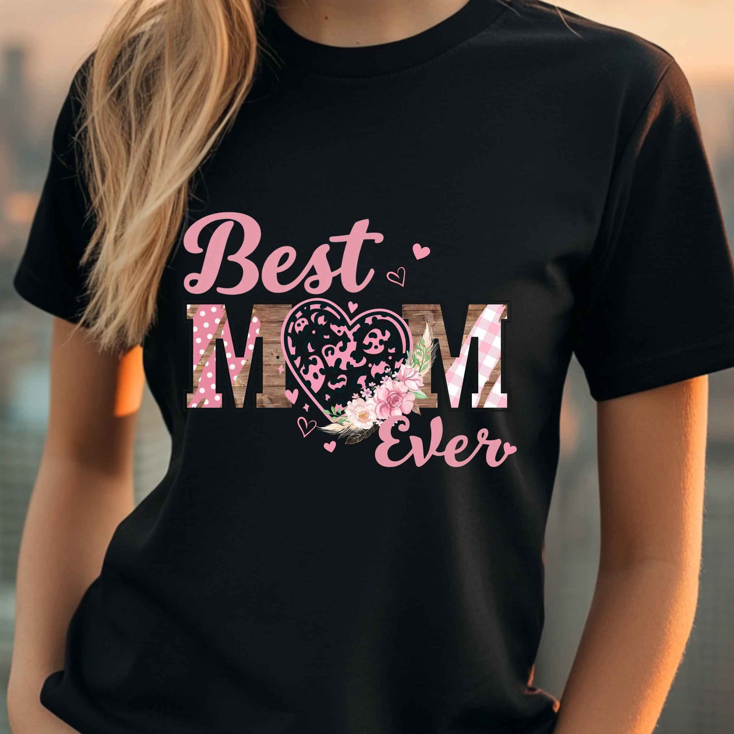 Best Mom Ever Unisex Softstyle T-Shirt, Mom Life Tee, Mom Love Gift