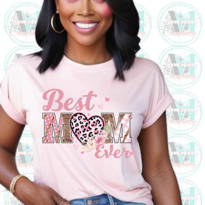 Best Mom Ever Unisex Softstyle T-Shirt, Mom Life Tee, Mom Love Gift