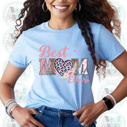 Best Mom Ever Unisex Softstyle T-Shirt, Mom Life Tee, Mom Love Gift