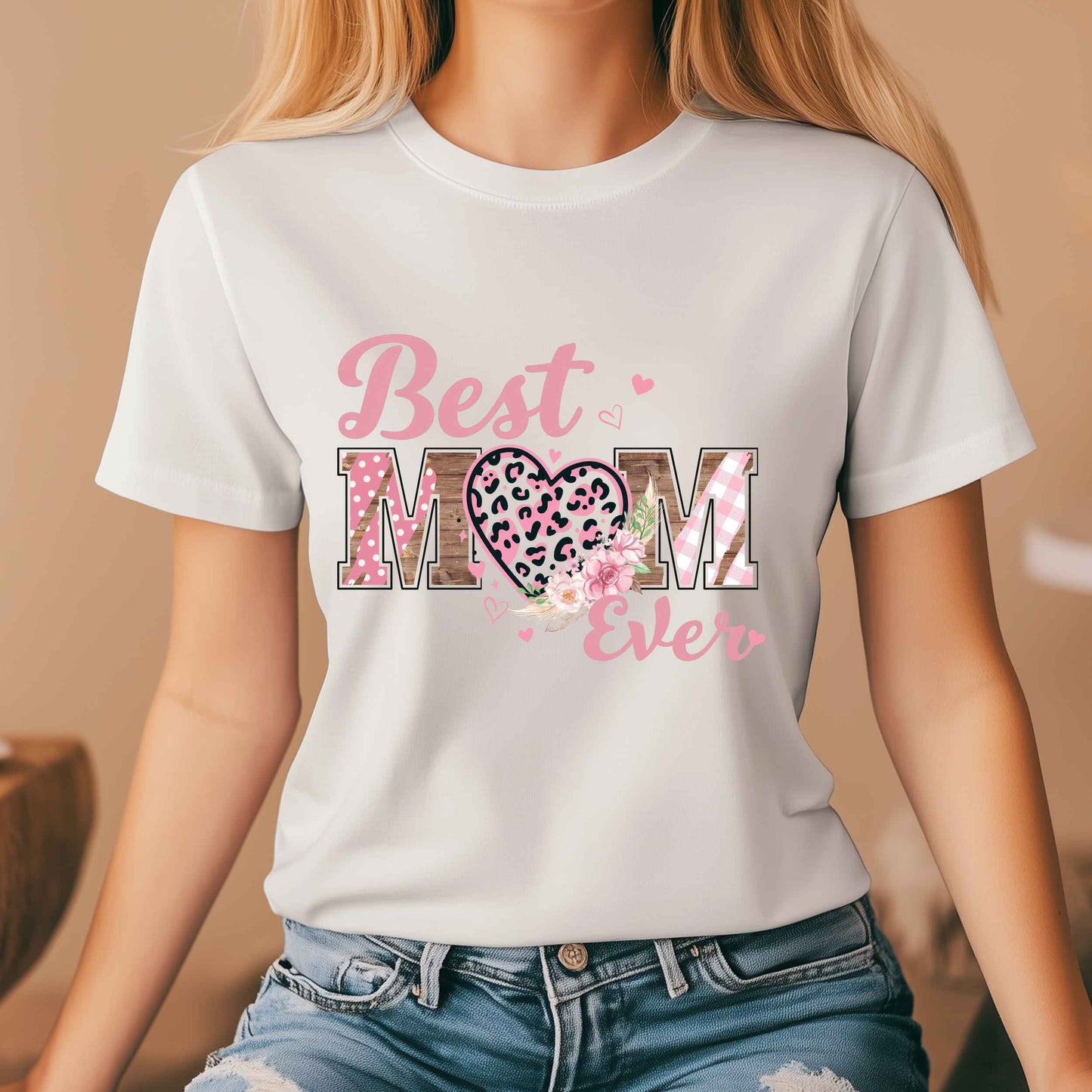 Best Mom Ever Unisex Softstyle T-Shirt, Mom Life Tee, Mom Love Gift