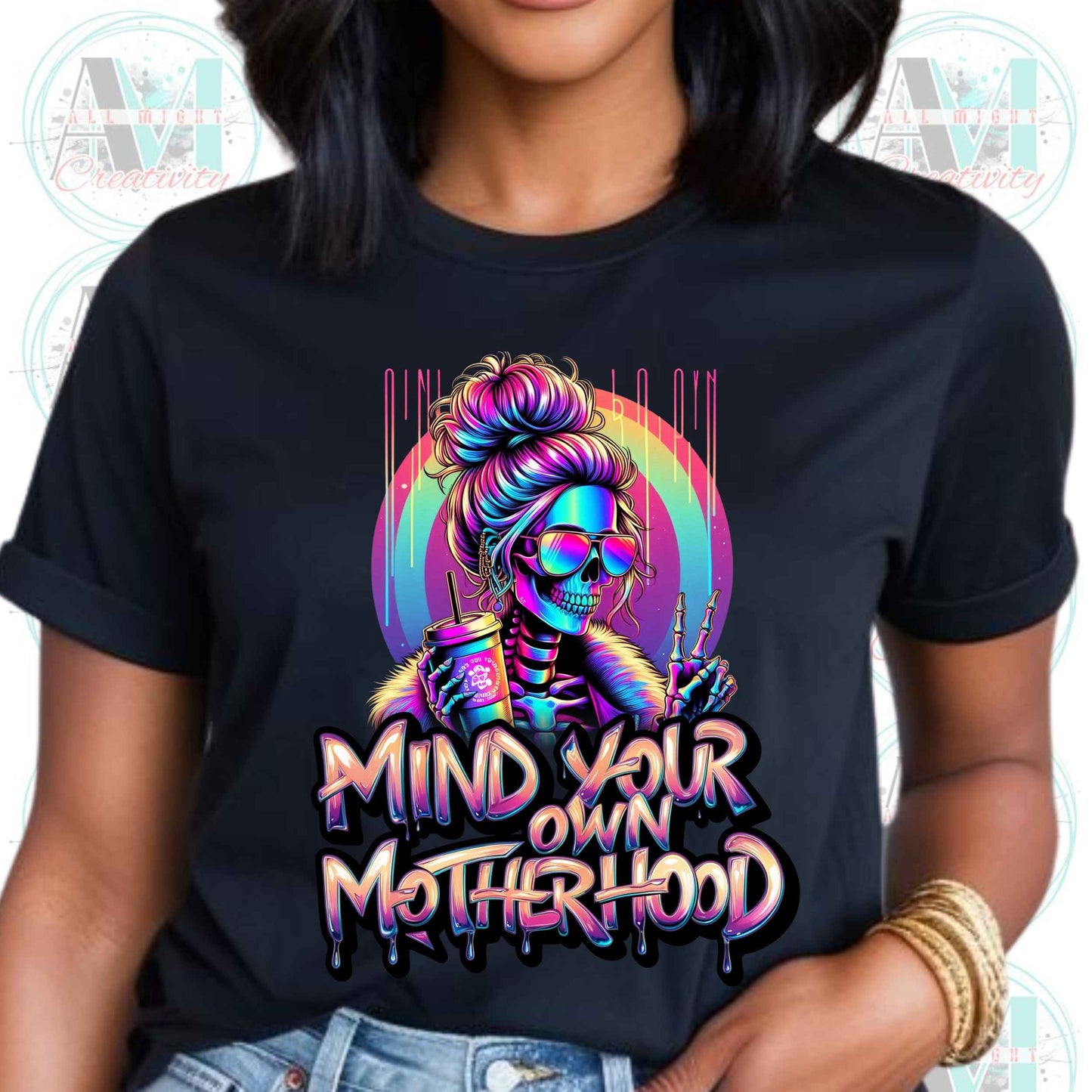 Mind Your Own Motherhood Parenting Sarcasm T-Shirt, Funny Mom Shirt Gift, Sarcastic Mom Shirt