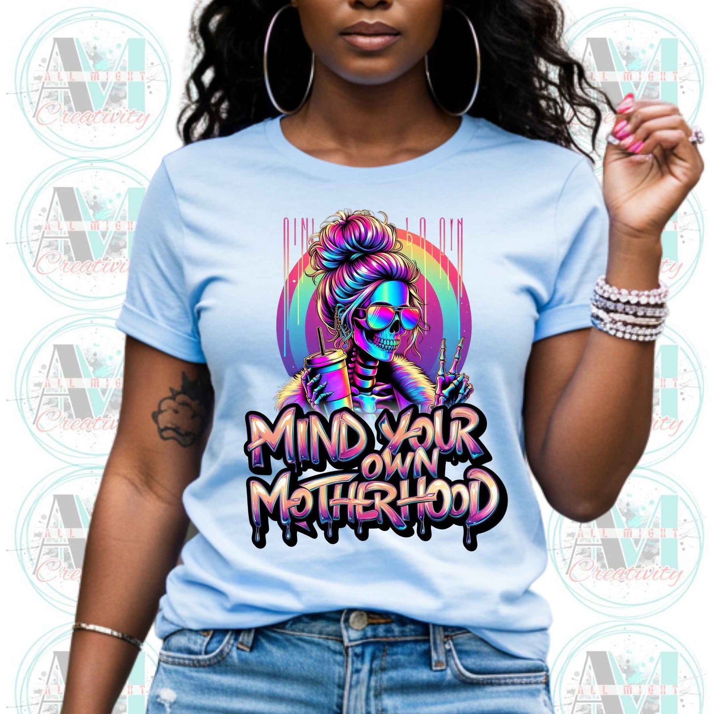 Mind Your Own Motherhood Parenting Sarcasm T-Shirt, Funny Mom Shirt Gift, Sarcastic Mom Shirt