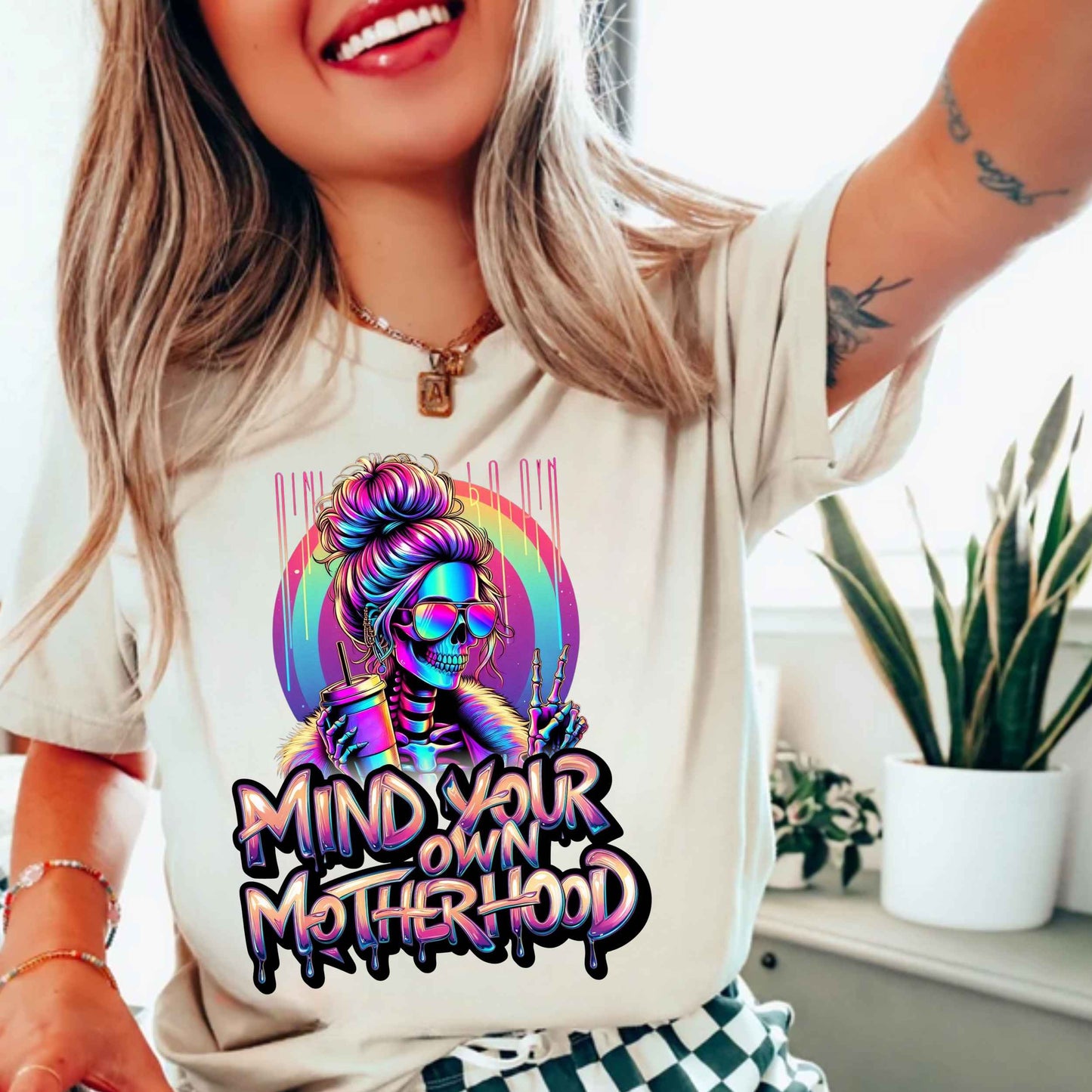 Mind Your Own Motherhood Parenting Sarcasm T-Shirt, Funny Mom Shirt Gift, Sarcastic Mom Shirt