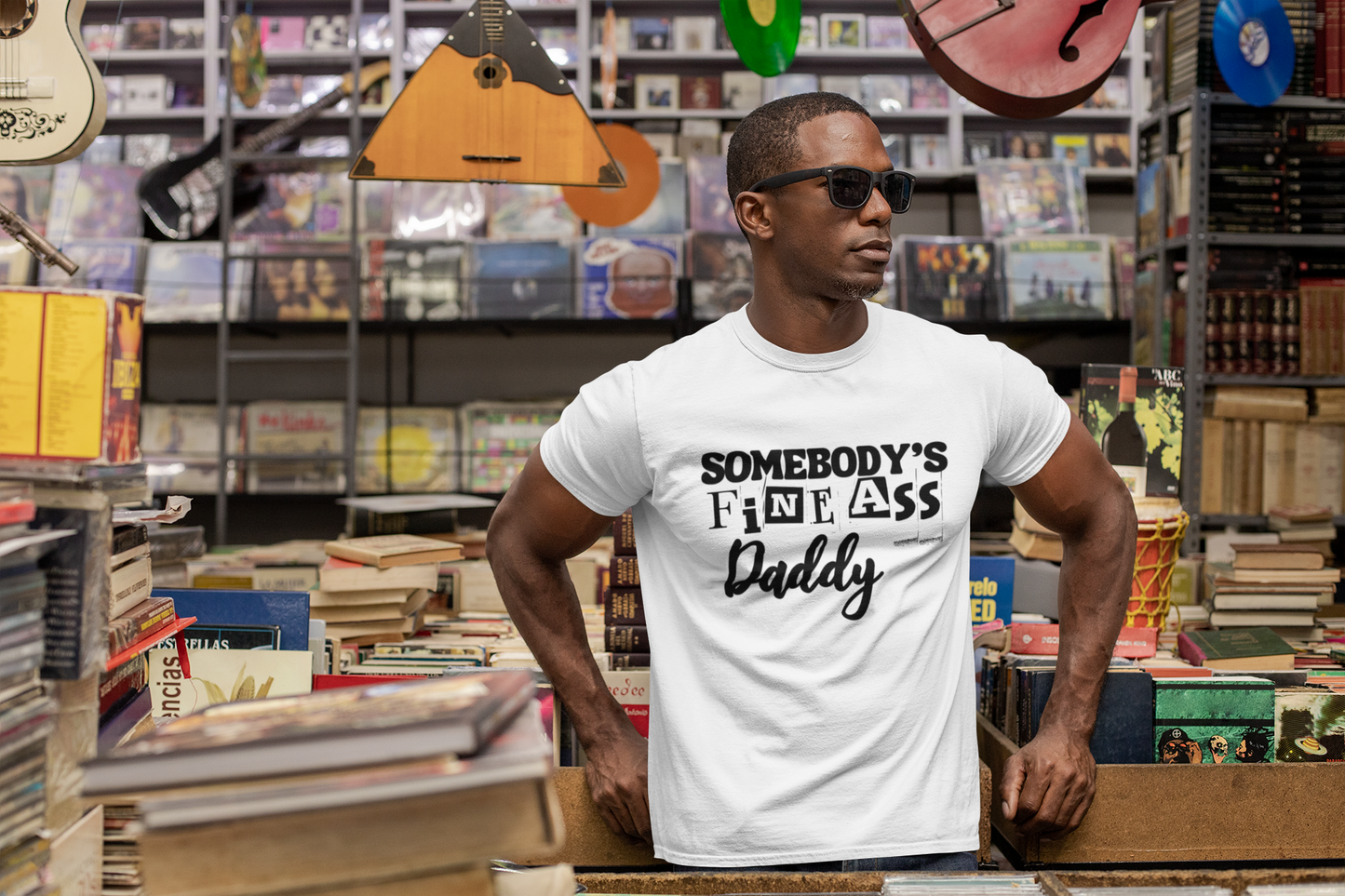 Somebodys Fine Ass Daddy T-Shirt, Bold Graphic Tee for Men with Swagger