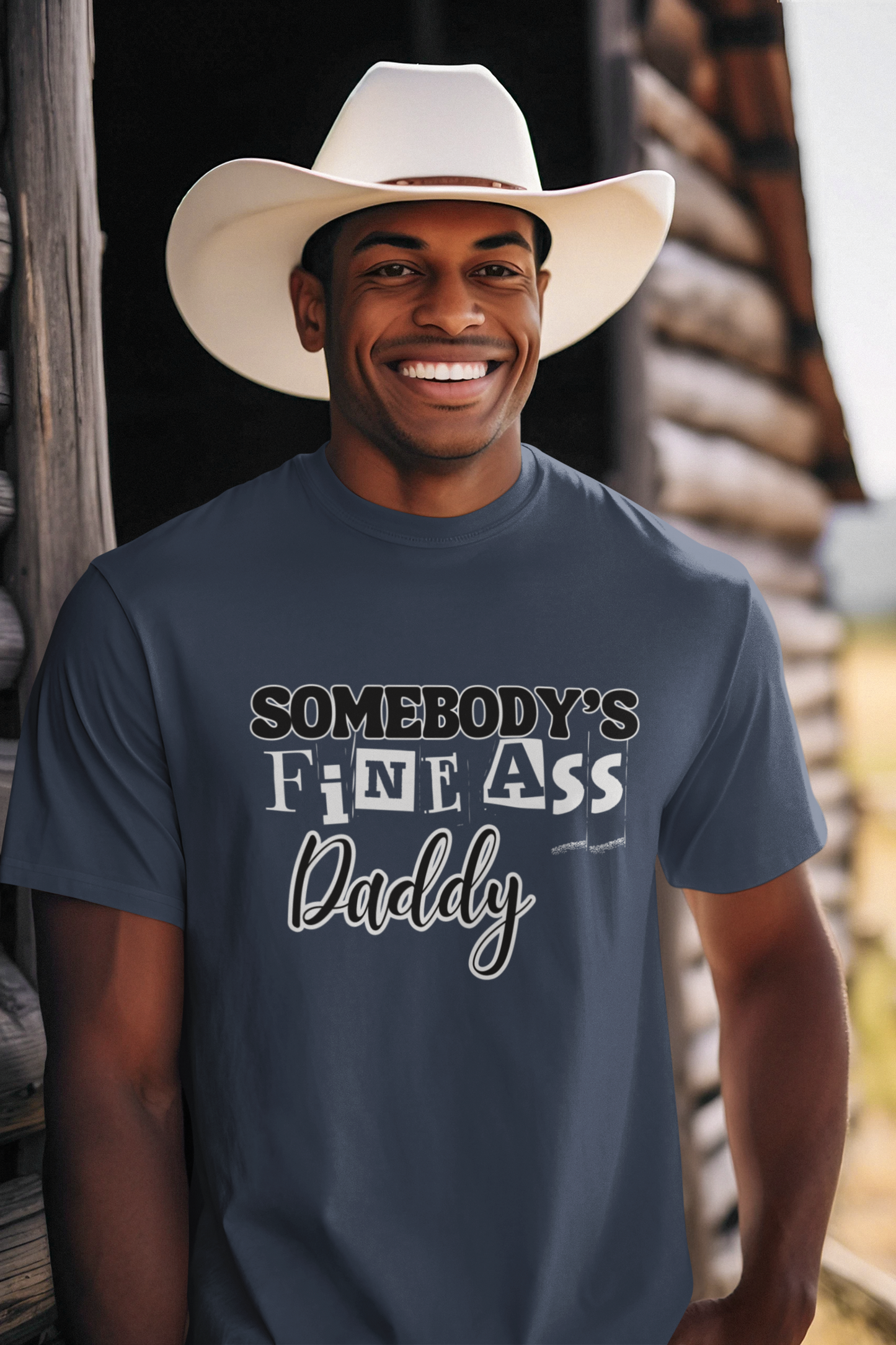 Somebodys Fine Ass Daddy T-Shirt, Bold Graphic Tee for Men with Swagger