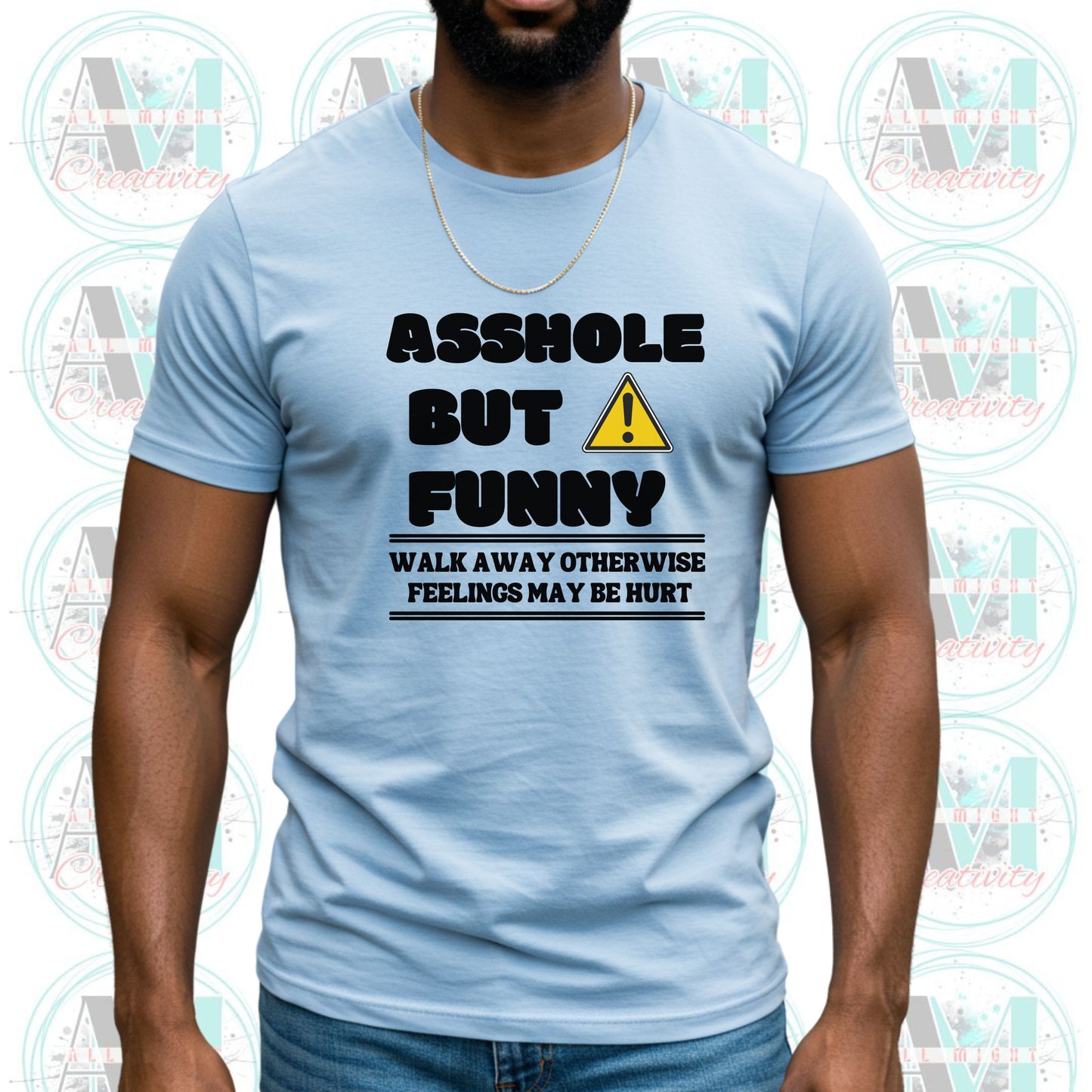 Humorous Graphic Tee - "Asshole But Funny" Unisex Cotton Shirt, Casual Wear, Gift for Friends, Party Outfit, Meme Merchandise